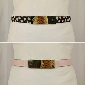 REVERSIBLE Calf Hair & Leather Belt, 34 – 38”